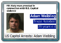 US Capitol Arrests: Adam Weibling